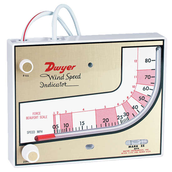 Dwyer Wind Speed Indicator, Series Mark II WSI